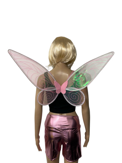 Iridescent Pink Fairy Wings