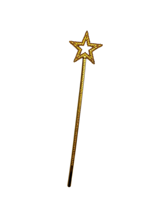 Gold Star Fairy Princess Wand