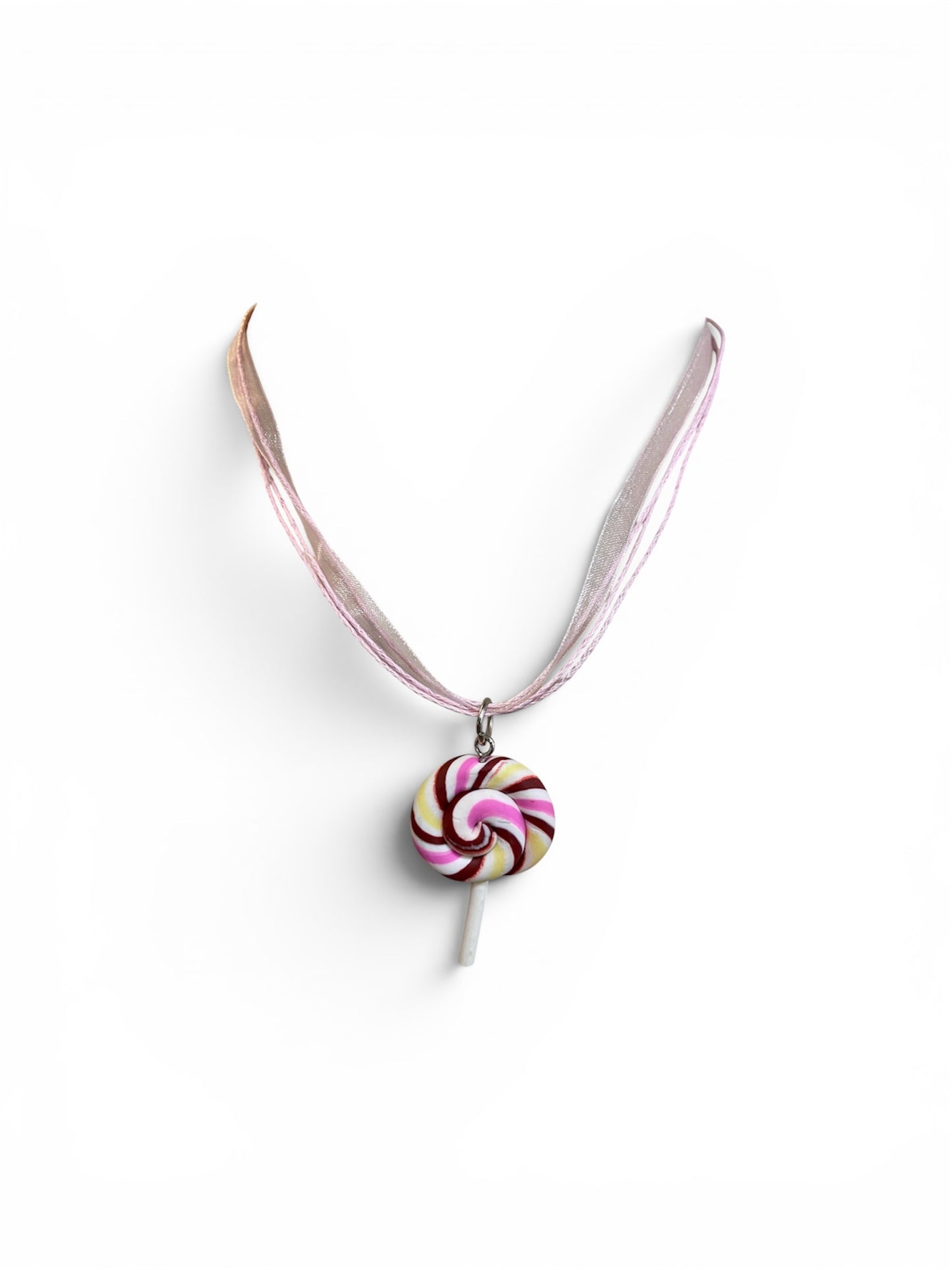Pink Lollipop Necklace