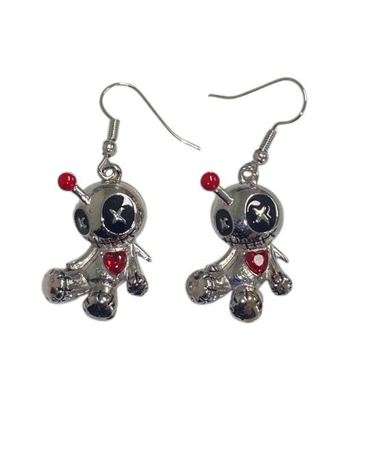 Cute Voodoo Doll Earrings