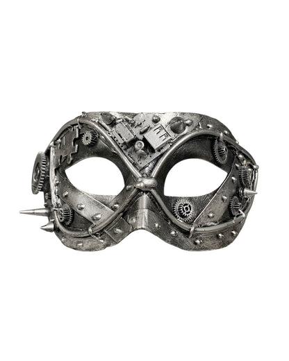 Silver Steampunk Eye Mask