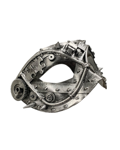 Silver Steampunk Eye Mask