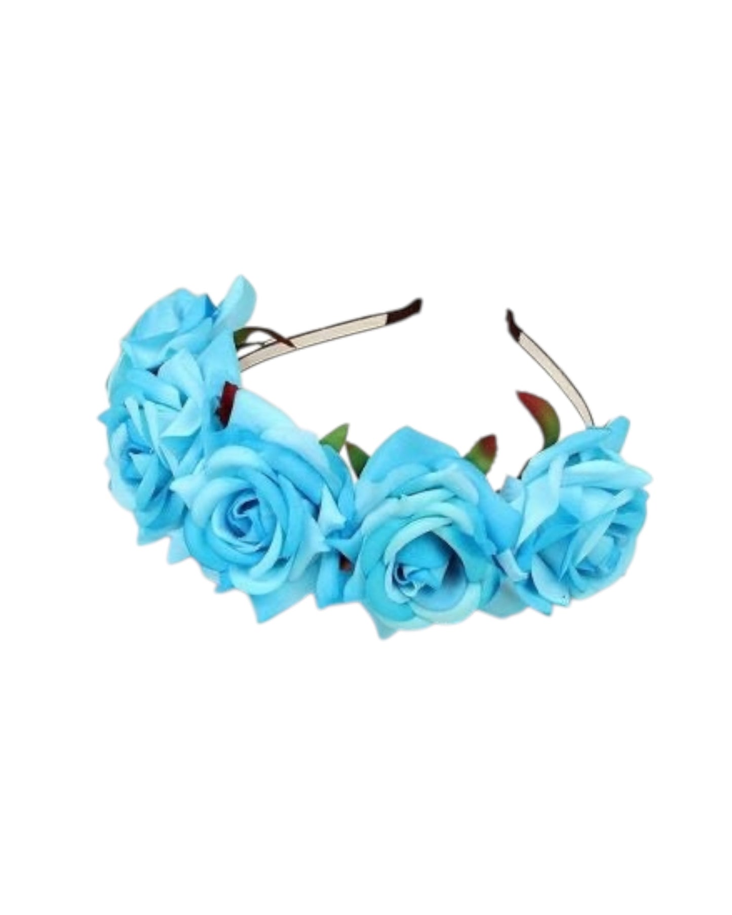 Blue Rose Headband