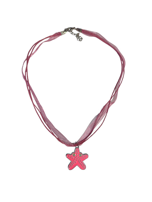 Pink Starfish Necklace