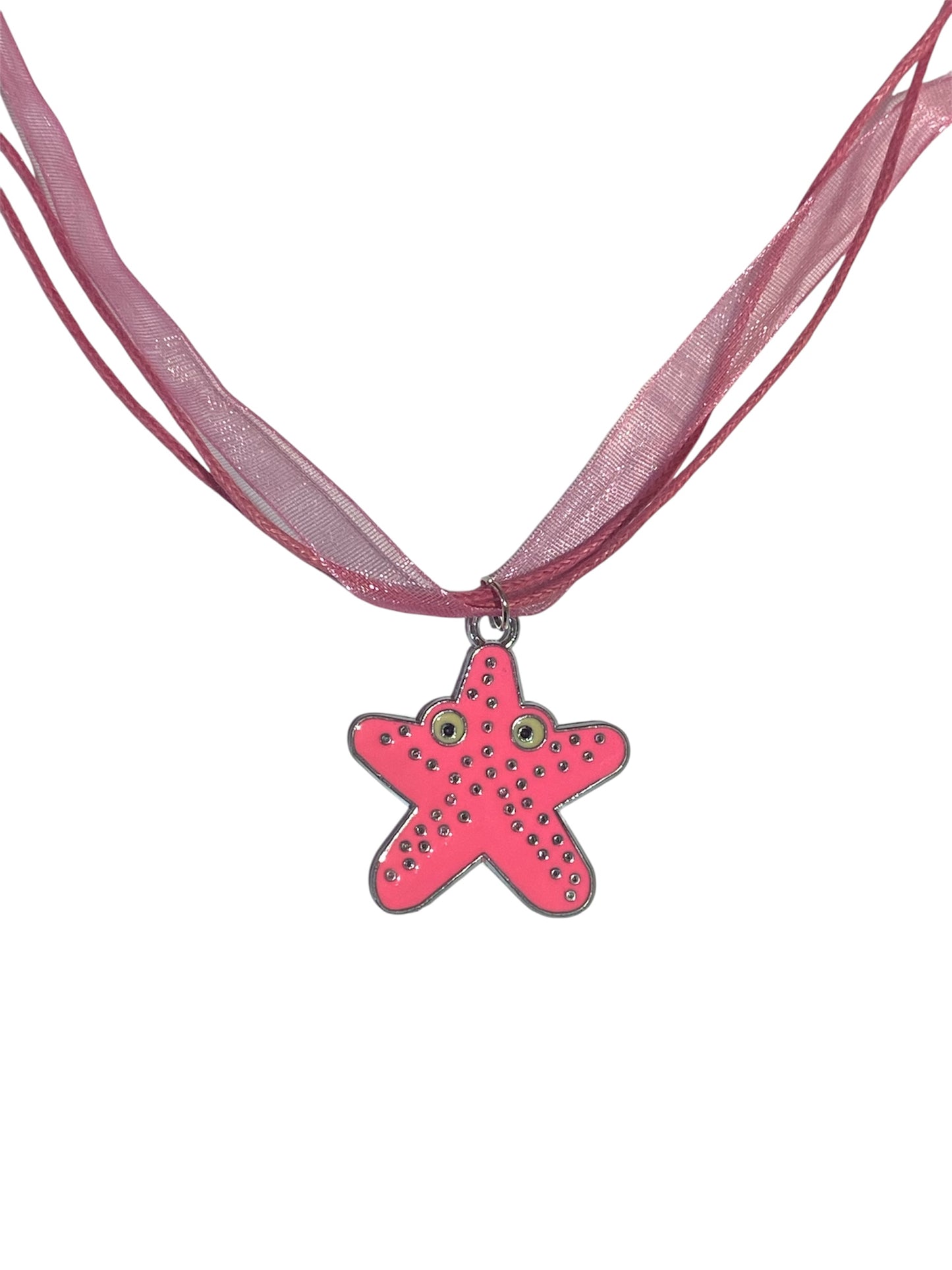 Pink Starfish Necklace