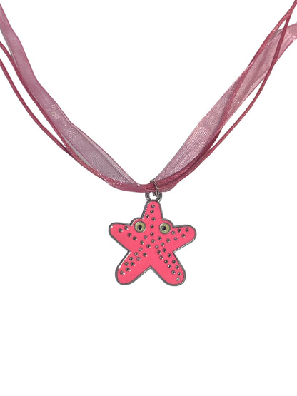 Pink Starfish Necklace