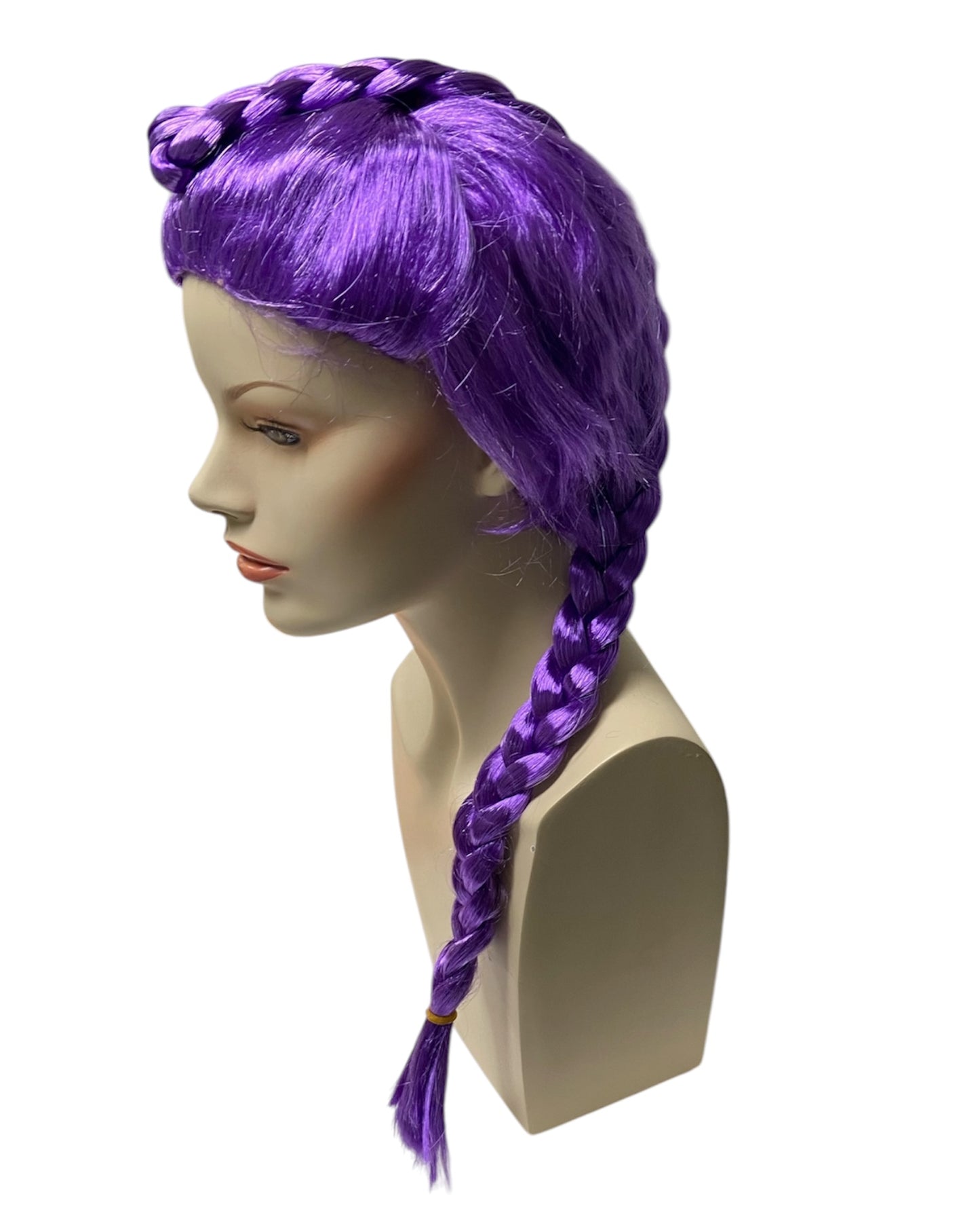Rumi Long Purple Braid Wig
