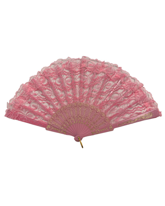 Light Pink Lace Hand Fan
