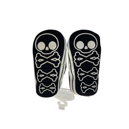Black Skull Baby Shoes