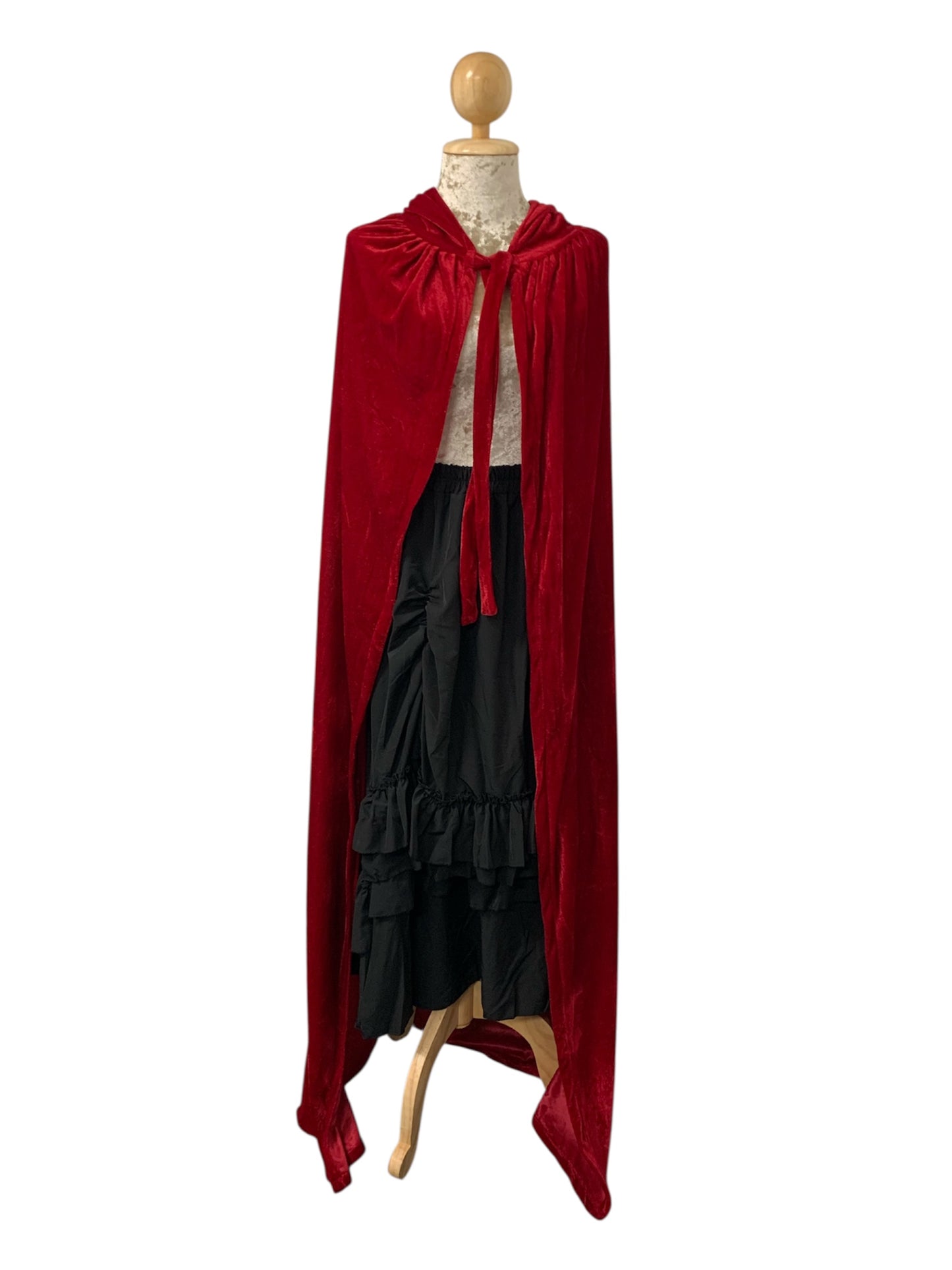 150cm Dark Red Medieval Cape