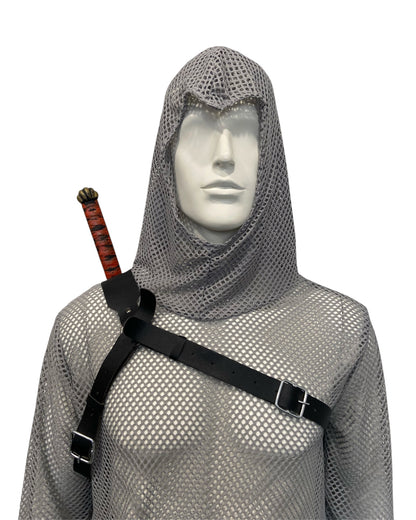 Brown Medieval Back Sword Sheath