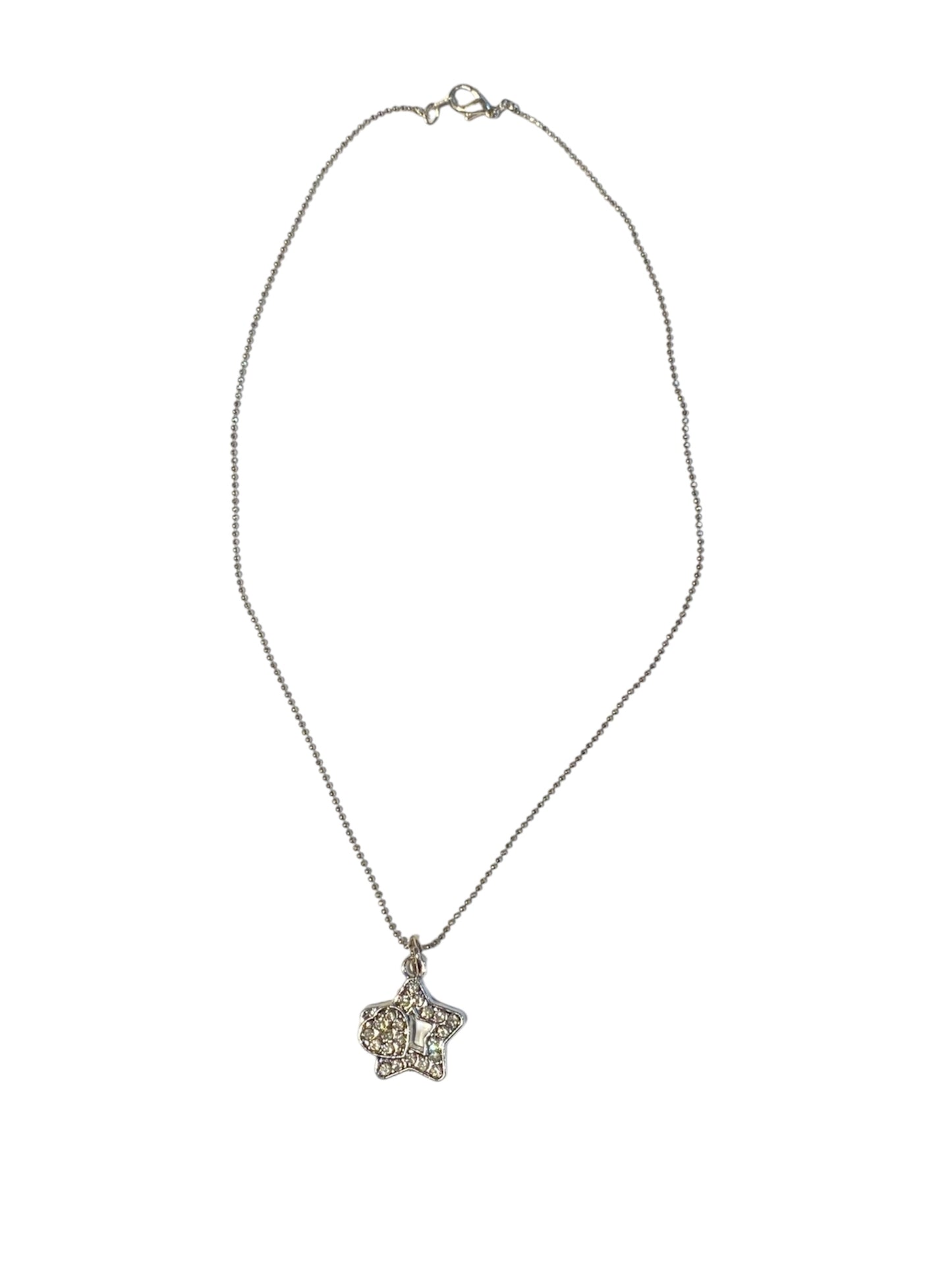 Star & Heart Diamante Necklace