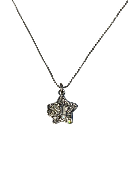Star & Heart Diamante Necklace