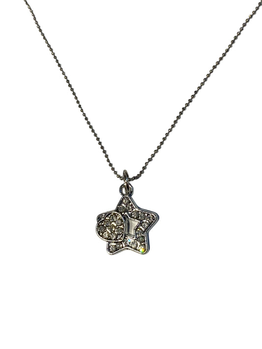 Star & Heart Diamante Necklace