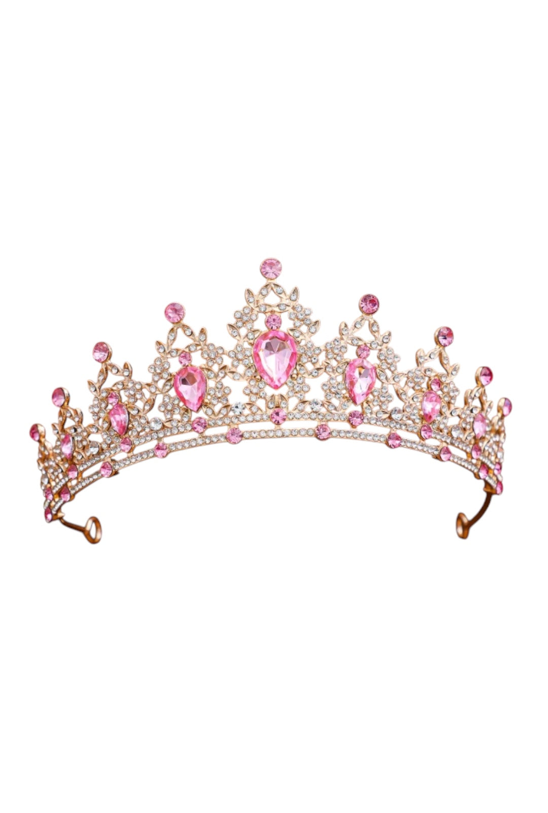 Gold & Pink Deluxe Tiara