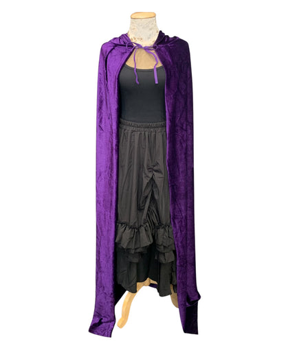 150cm Deep Purple Medieval Cape