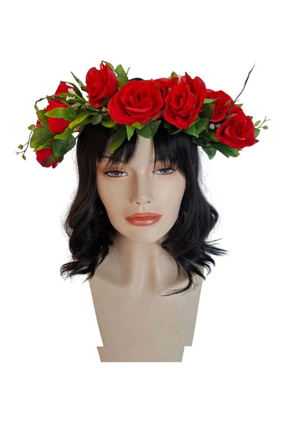Red Flower Crown