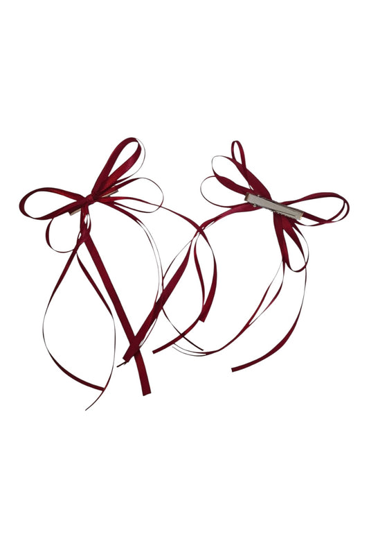 Deep Red Multiple Loop Bow's