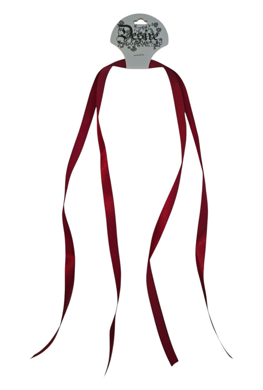 2-Piece Ribbon Deep Red