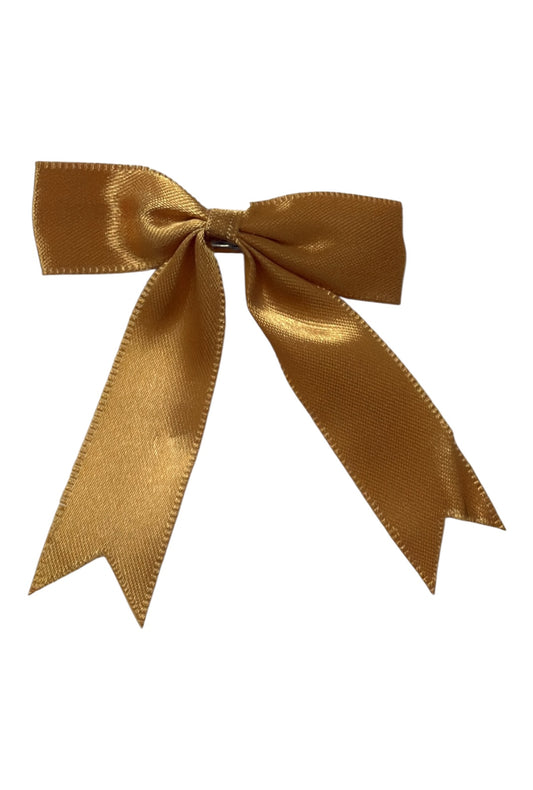Gold Satin Bow