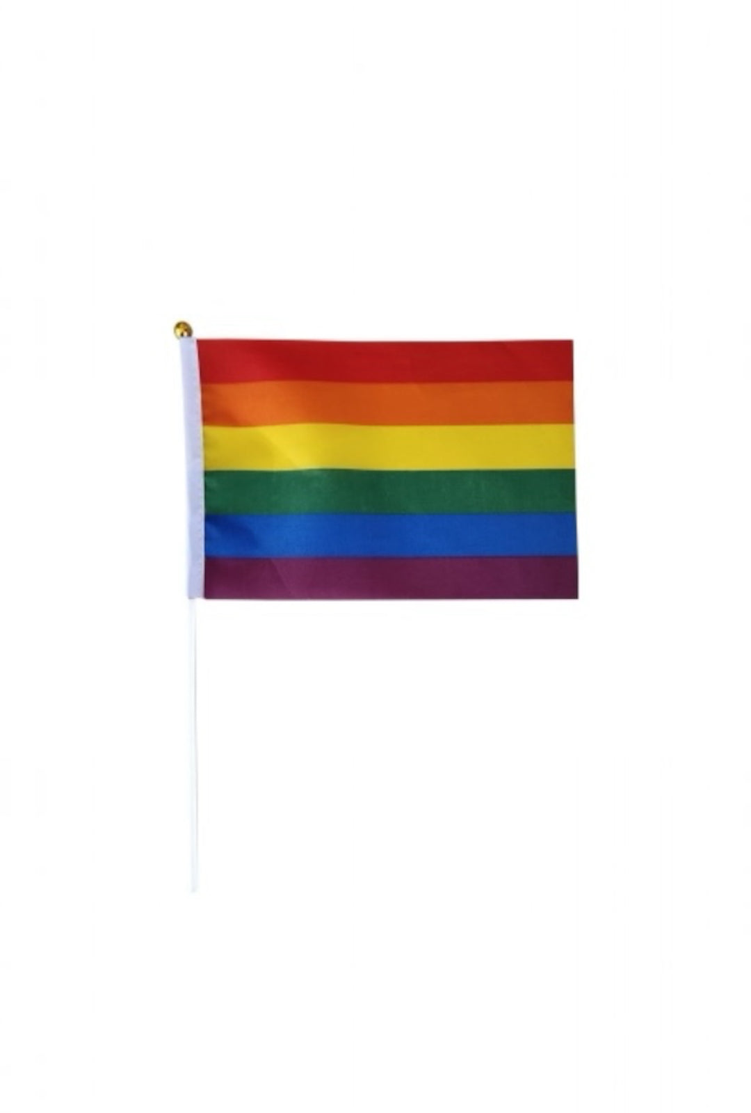 Mini Hand-Held Rainbow Pride Flag
