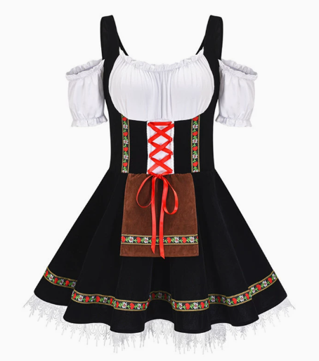 Heike Black Oktoberfest Costume OCW85