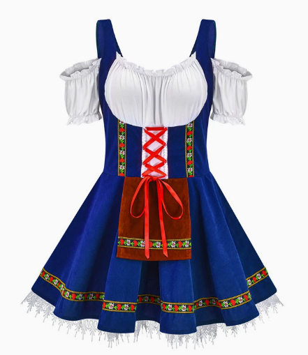 Heike Blue Oktoberfest Costume OCW83