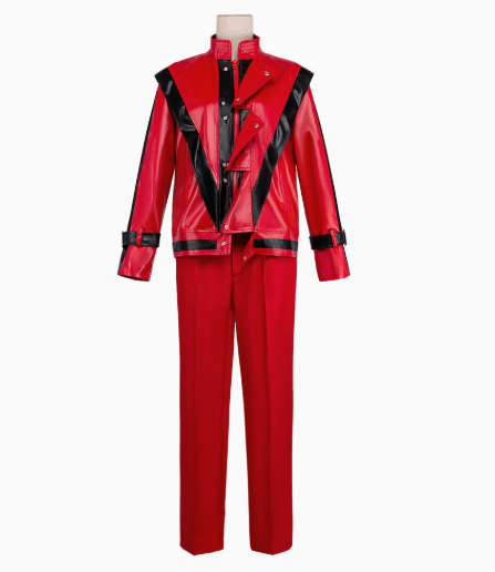 Men's Red Michael Jackson Outfit