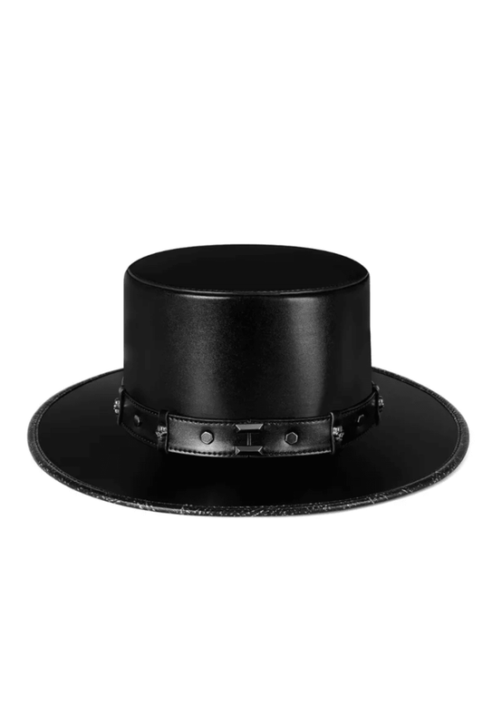 Steampunk PU Leather Top Hat