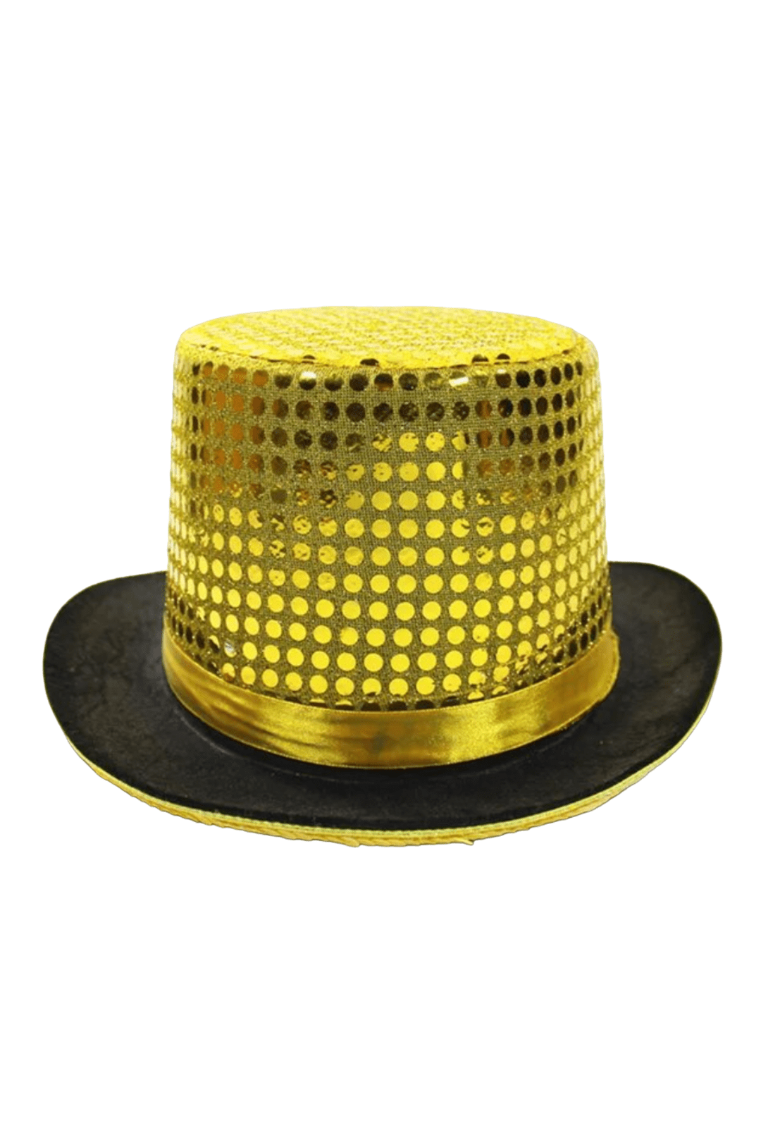 Gold Sparkle Top Hat