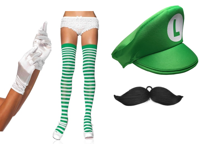 Ladies Luigi Accessory Bundle