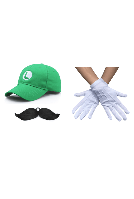 Men's Luigi Accessory Bundle