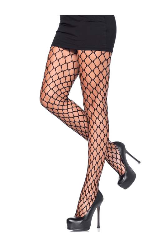 Scale Fishnet Tights