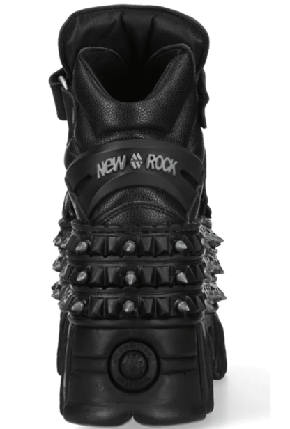 PRE-ORDER M-WALL285-C4 New Rock Black Platform Boots
