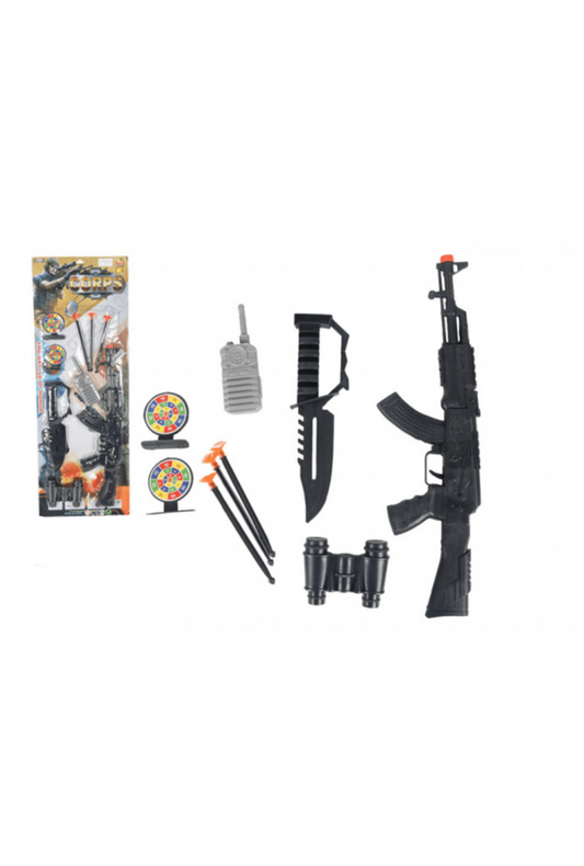 Combat Training Set with toy AK47