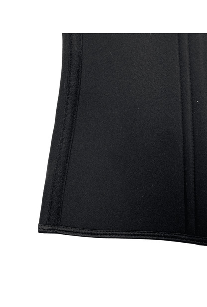 Black Neoprene Waist Trainer with Zips