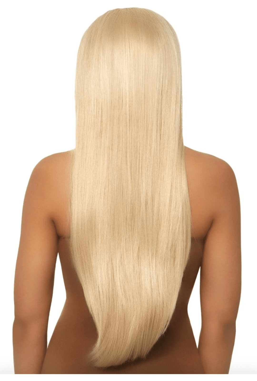 Long Straight Blonde Deluxe Wig