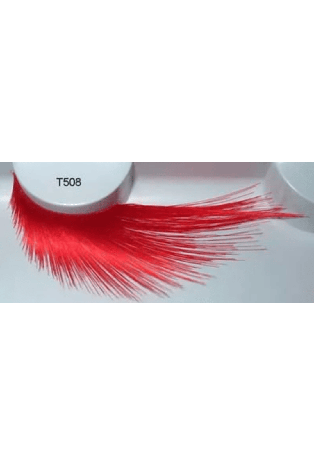 Bright Red Wing Fake Eyelashes