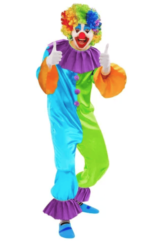 Bright Circus Clown Costume