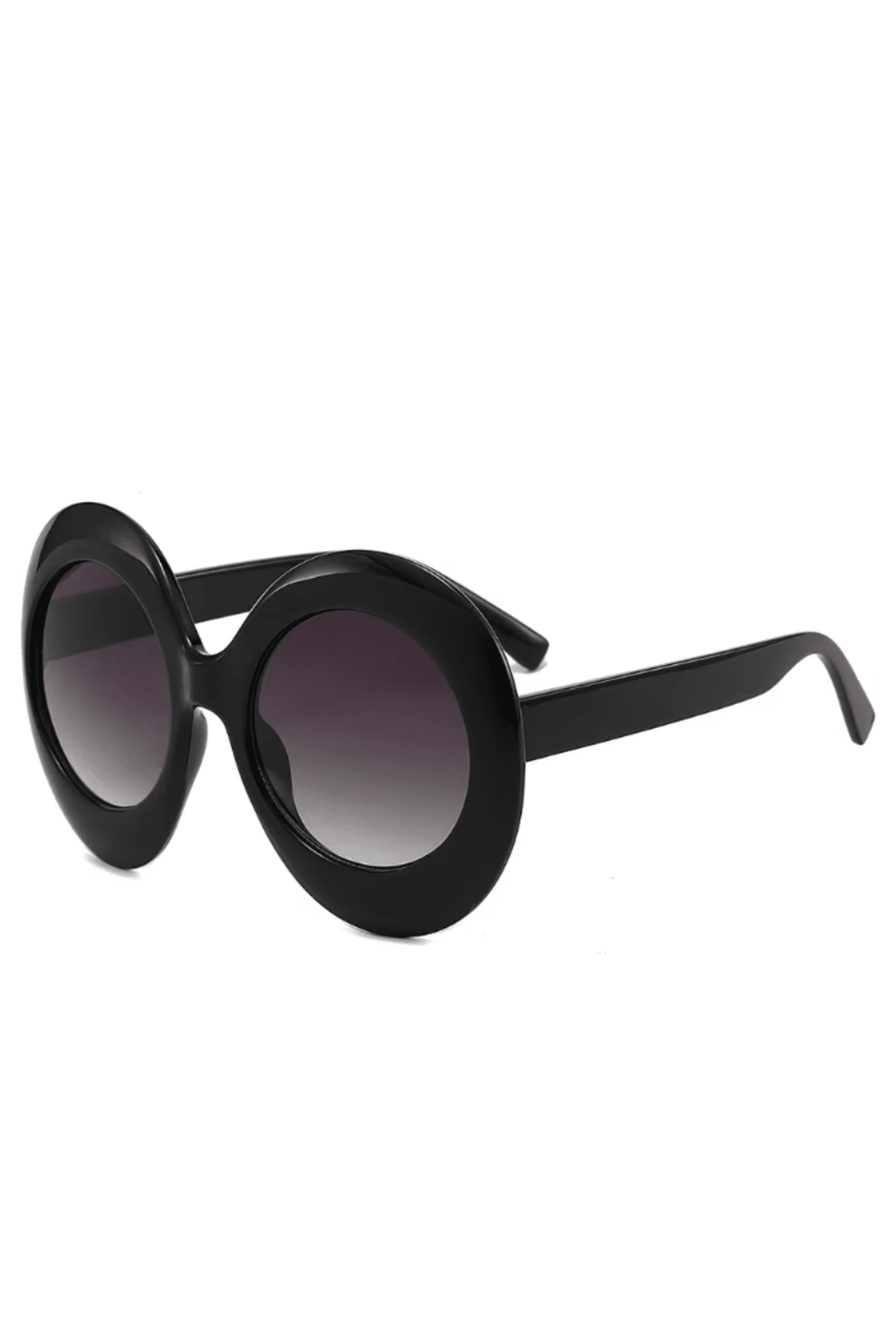 Black with Ombre Frame Oversized Oval Glasses