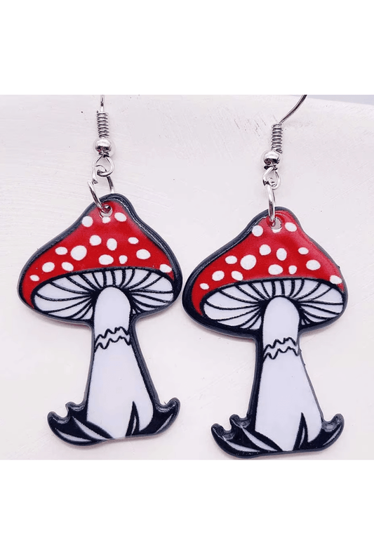 Mushroom Earrings