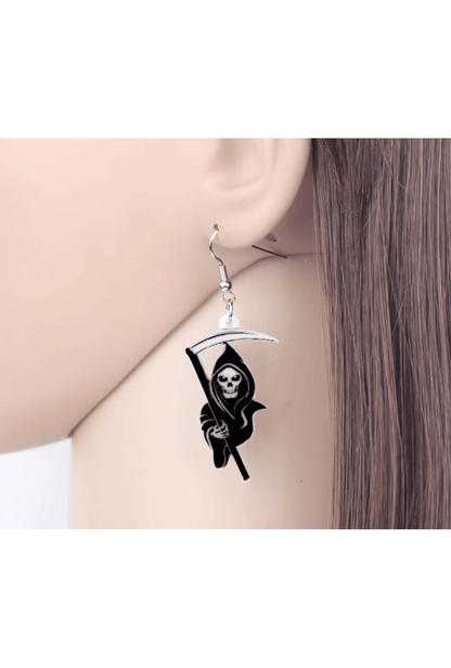 Grim Reaper Earrings