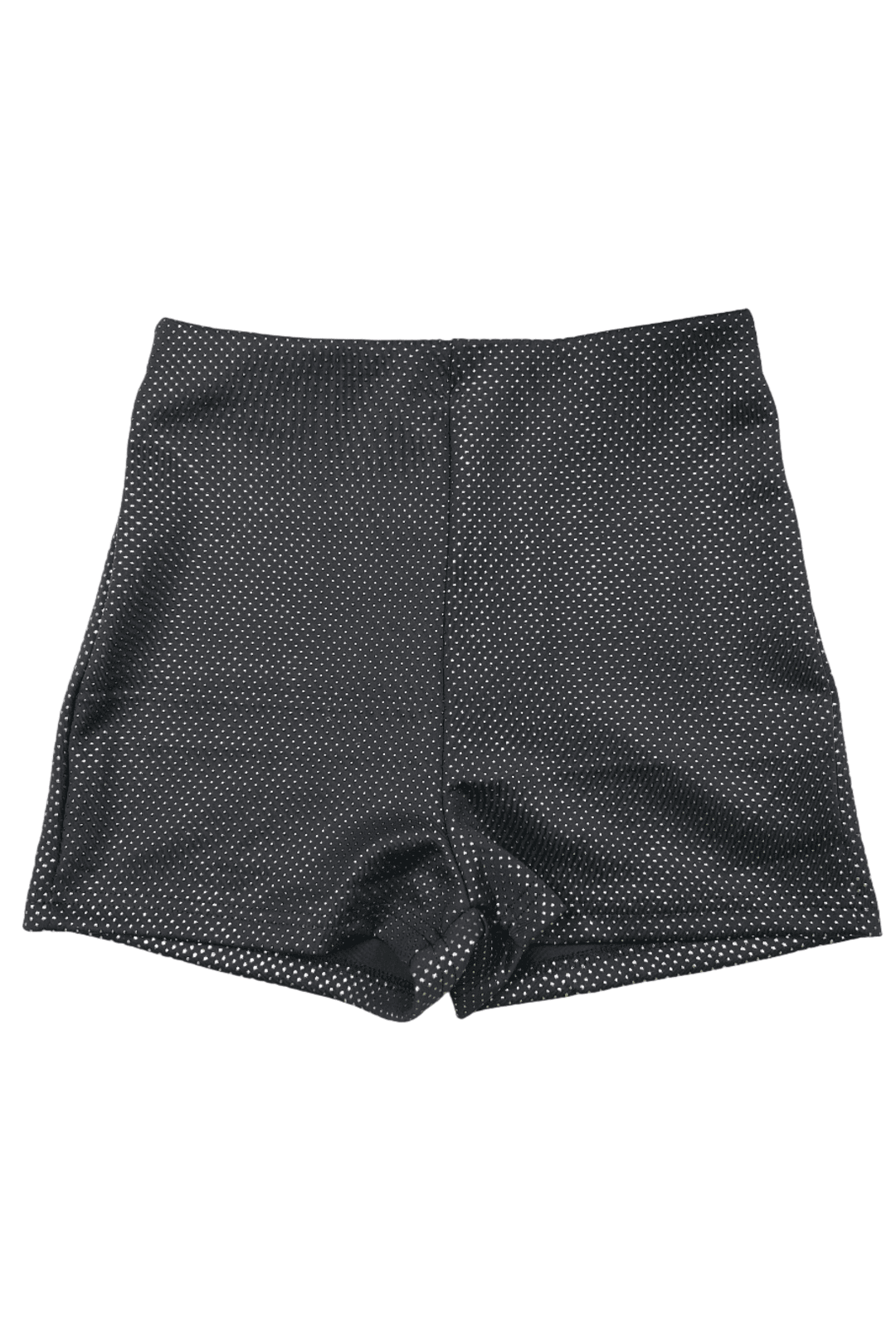 Dark Grey High Waist Rhinestone Booty Shorts