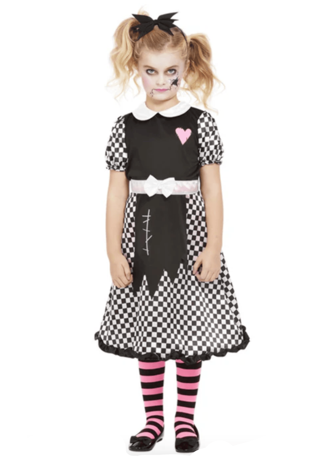 Kid's Broken Doll Costume