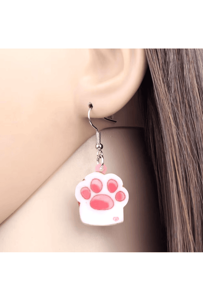 Cat Paw Earrings