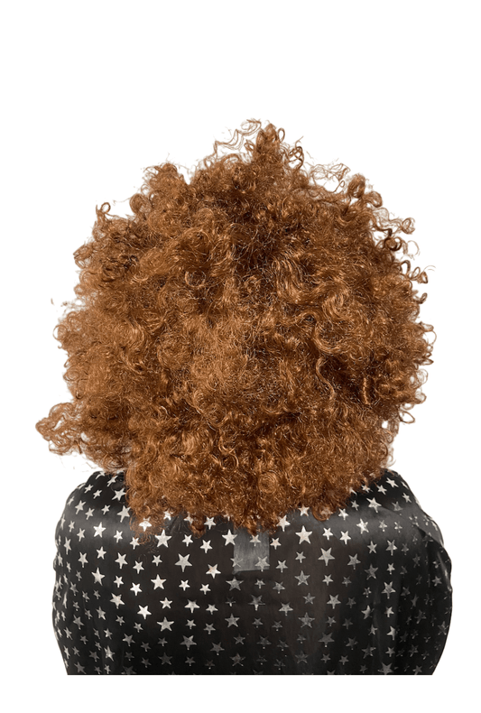 Jumbo Brown Curly Afro Wig