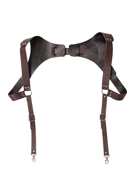 Men's Brown Shoulder Harness with Suspenders