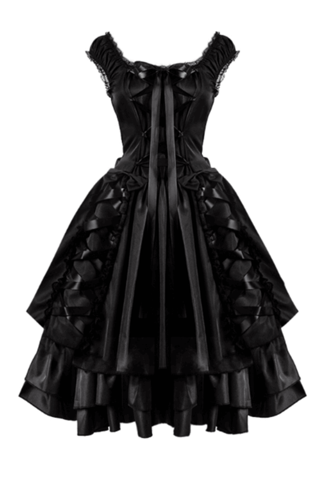 Black Gothic Victorian Dress