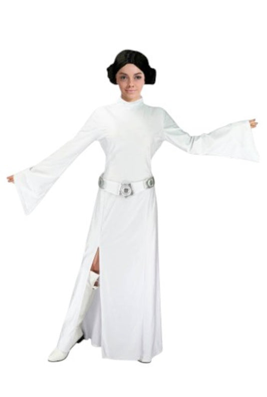 White Princess Leia Dress With Belt