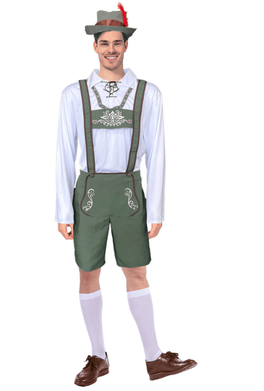 Green Beer Man With White Top